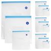 1 Set Reusable Food Vacuum Sealed Bags with Clips Food Storage Bag Vacuum Bags