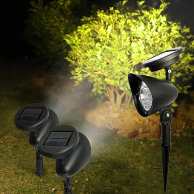 Lampa LED Outdoor Landscape Wodoodporna Dekoracyjne Światła Trawnikowe 4LED Ogrodowe Światło Zasilane Energią Słoneczną Reflektor