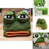 Pepe Smutná Žába Plyšový Úložný Box na Kapesníky pro Domácí a Kancelářské Použití Měkký na Dotek a Originální Design