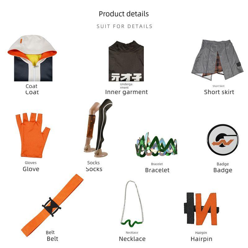Zenless Zone Zero Cosplay Costume Rope Craftsman Ringer Tetsu Game Anime Cosplay Stage Costume Two-Dimensional Character Role-Playing Clothing