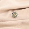 Green Amethyst Gemstone 925 Solid Silver Jewelry Handmade Engagement Girls Ring RR-7-48