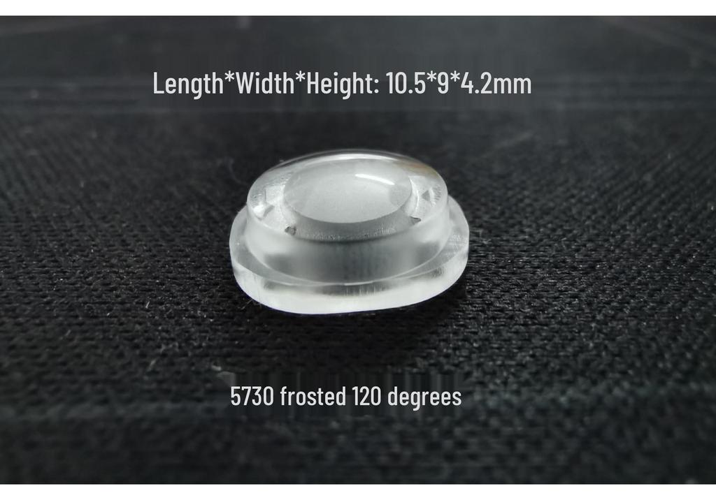5730/5630/3030 SMD Lens - 30°, 60°, 120° Transparent PC LED Spotlight Optical Lens