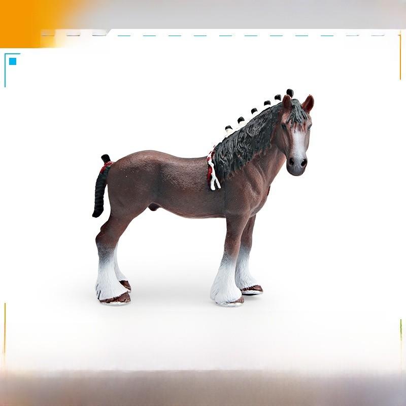 Modèle de Cheval Réaliste en PVC pour Enfants pour le Développement Cognitif et le Jeu Éducatif