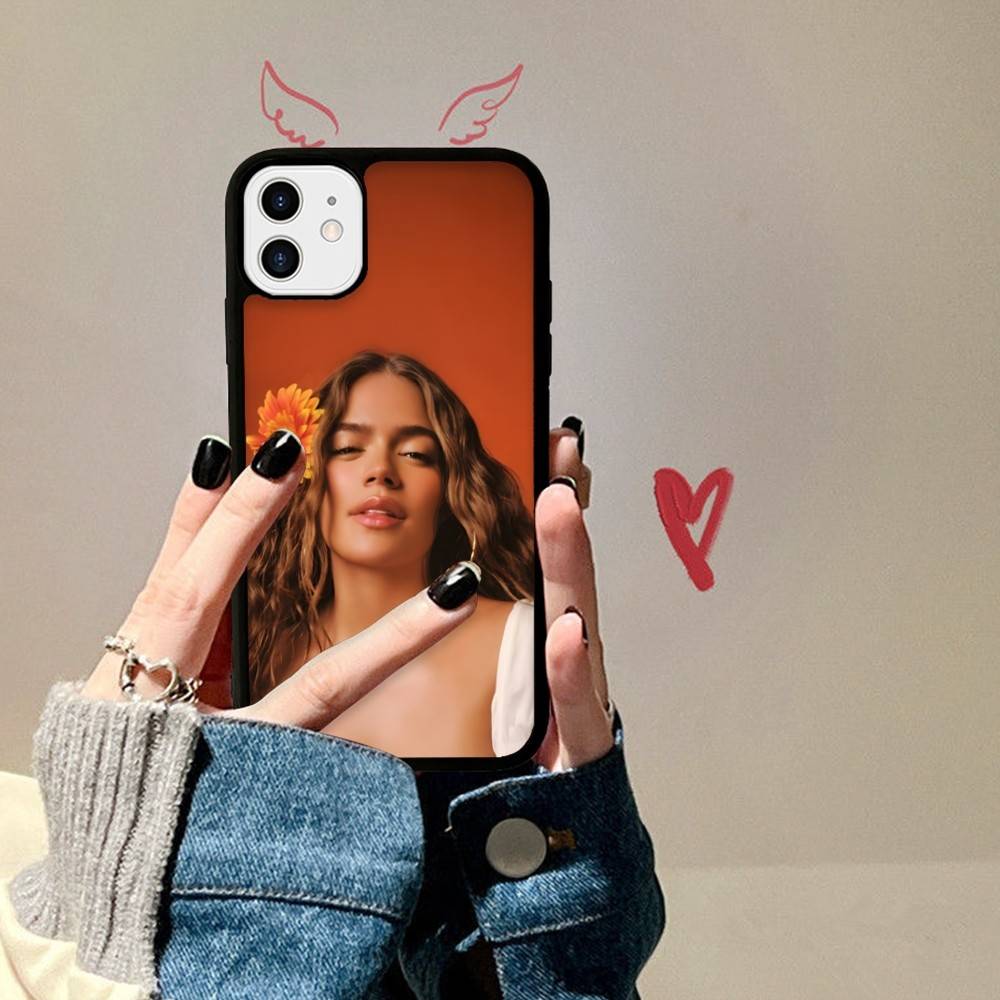 

Singer K-Karol G Phone Case For IPhone 16 Pro Max 15 14 Plus 14 13 12 11 17 PC+TPU Cases Back Cover iPhone 13 pro