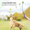 Pet Thrower Dog Ball Launcher Hands-Free Clean Fun Toy for Dogs Increase Speed Distance Interactive Exercise Dog Ball Launcher