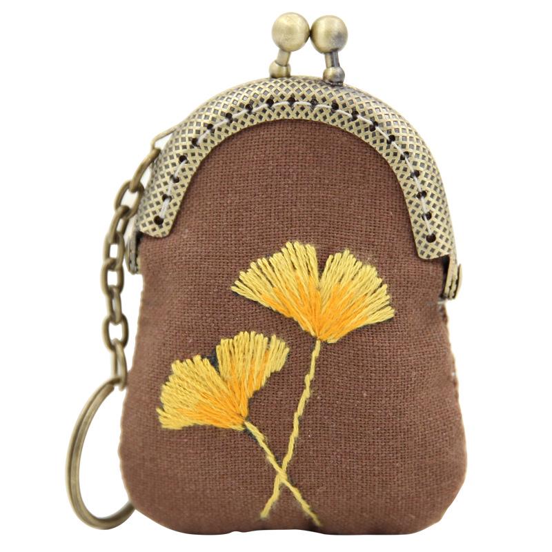 Lu Embroidery Necklace & Coin Purse DIY Kit - Handmade Gift for Girls