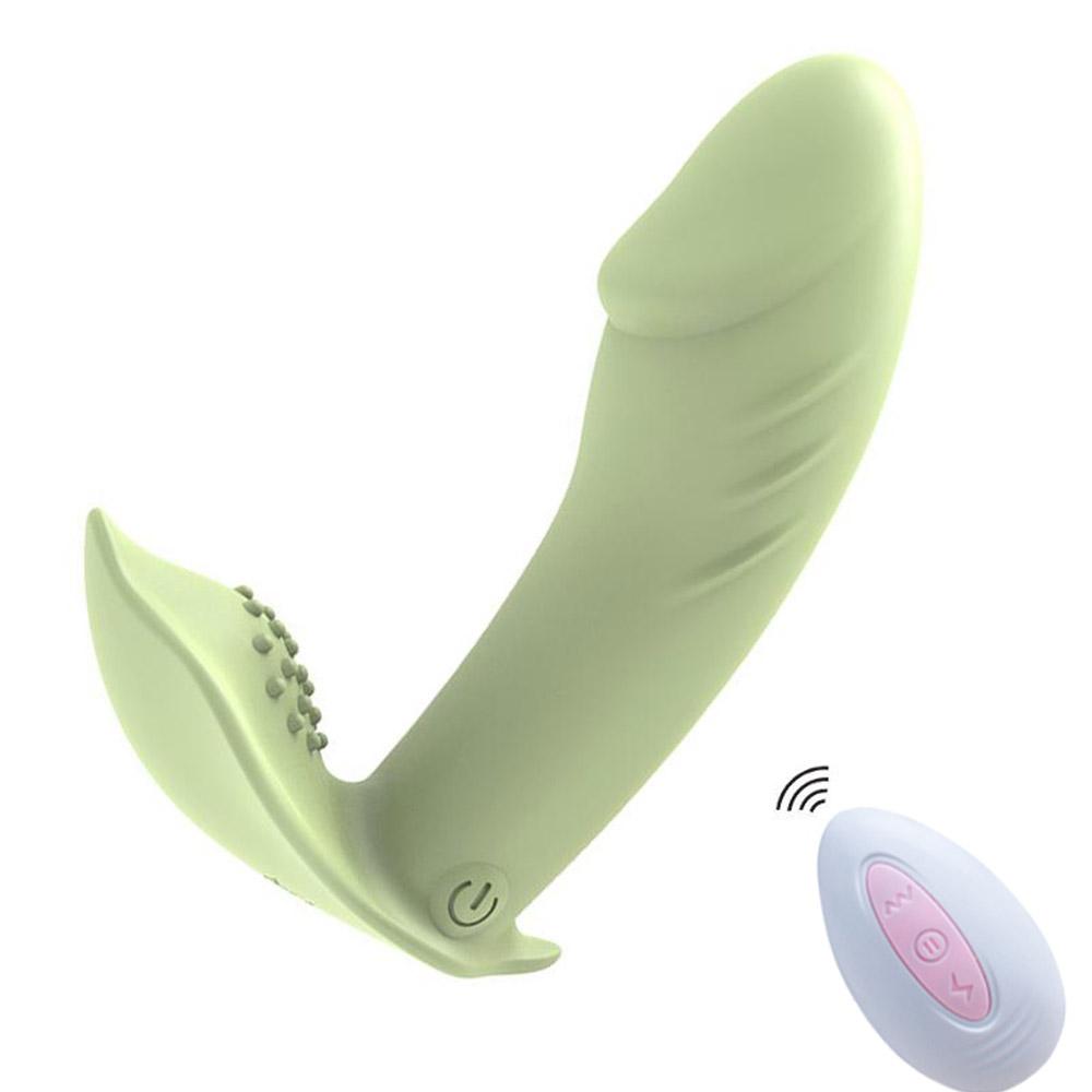 Trådløs fjernkontroll Dildo Vibrator Truser for Kvinner Klitstimulator Voksen Sex Maskinbutikk Kvinnelig Klitoris Onani Erotisk leketøy