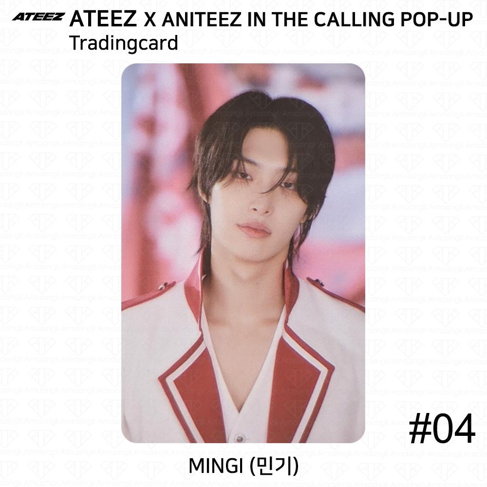 ATEEZ X ANITEEZ IN THE CALLING POP-UP Unitate Carte de Colecție MD KPOP K-POP Seonghwa