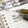 4 Pcs Retractable Gel Pen Cartoon Pet Neutral Pen Black Ink Pen Pressing Pen Writing Pen Journaling Pen for Student