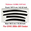 4 Pcs of the Latest Model Car Window Sunshade for Civic 2006-2011, Window Visor Rain Guards Window Visors Window Rain Guards