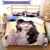 3pcs Wonyoung Pattern Bedding Set Duvet Cover Set Includes Duvet Cover &pillowcases,perfect All Season Bedroom Decoration&gift