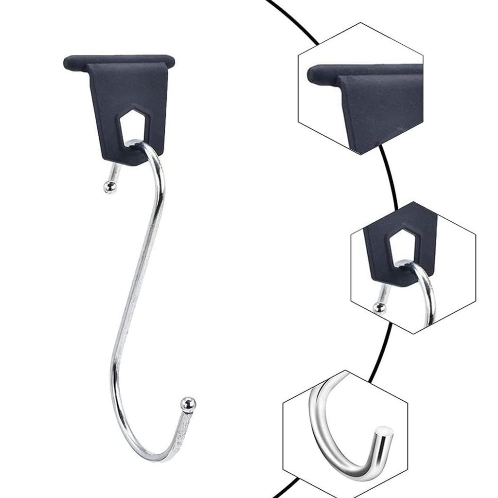 Rv Awning Hooks for Lights Camping Awning Accessory Hangers S Shaped Hooks Set Rv Party Light Hangers for Christmas Party