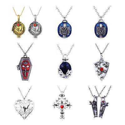 The Vampire Diaries Necklace Vintage Katherine Pendant Fashion Movie Jewelry Cosplay for Women