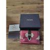 Used Tri-fold Wallet Patent Leather Black X Bordeaux