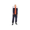 Puma FW22 Color Block Classic Sports Zip Jacket And Straight Leg Pants Set Men Jacket, Pants Blue 849541-06