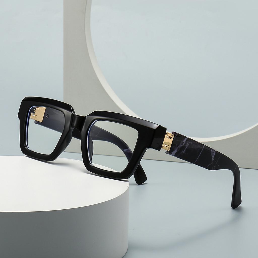 Jelly Green Oversized Square Reading Glasses Men Luxury Brand Designer Optical Frame Eyeglasses Anti Blue Light Computer Goggles