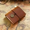 Cross-border Traveler's Mini Loose-leaf Cowhide Pocket Journal