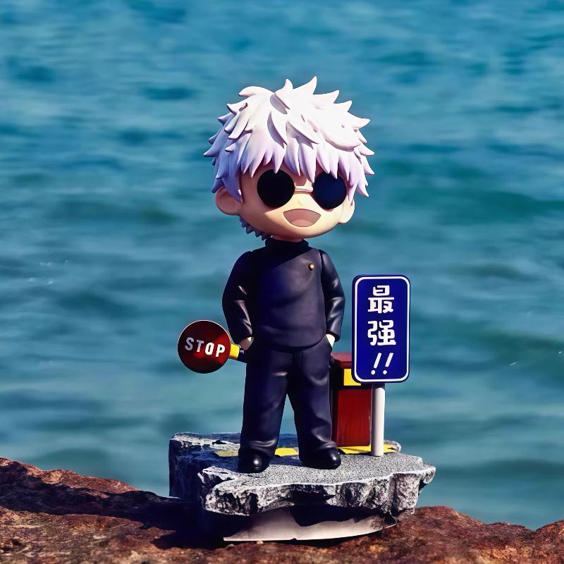 New 13cm Jujutsu Kaisen Geto Suguru Painted Gk Figure Chibi Statue Desk Car Decor Trendy Collectible Gift For Anime Fans