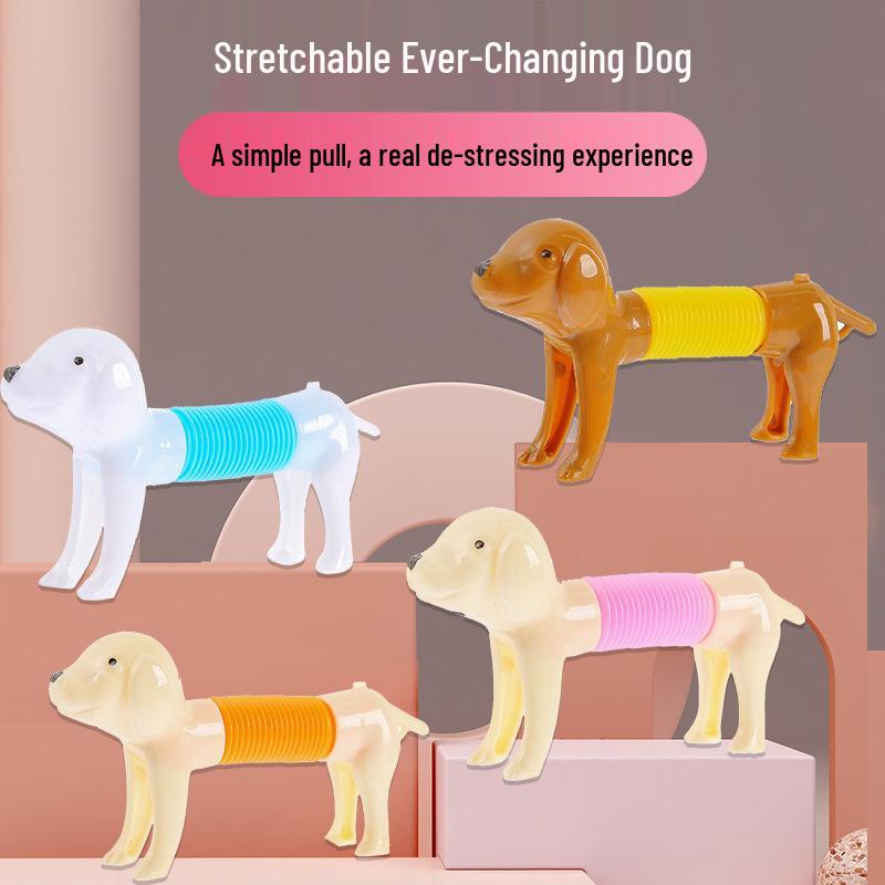 Versatile Stretchable Dachshund Puppy Decompression Toy for Dog Kindergarten