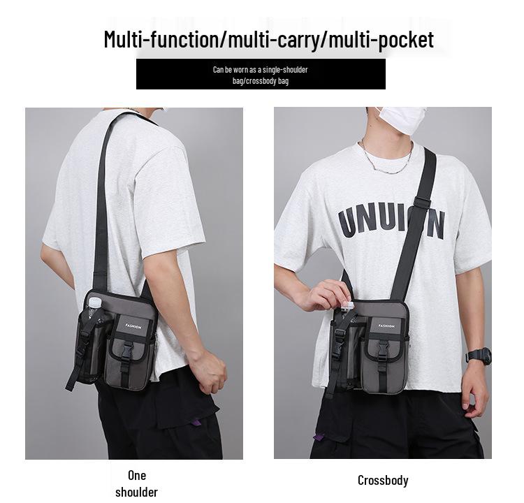 Bolso Cruzado Táctico para Hombre - Mochila Resistente al Desgaste para Viajes y Actividades al Aire Libre