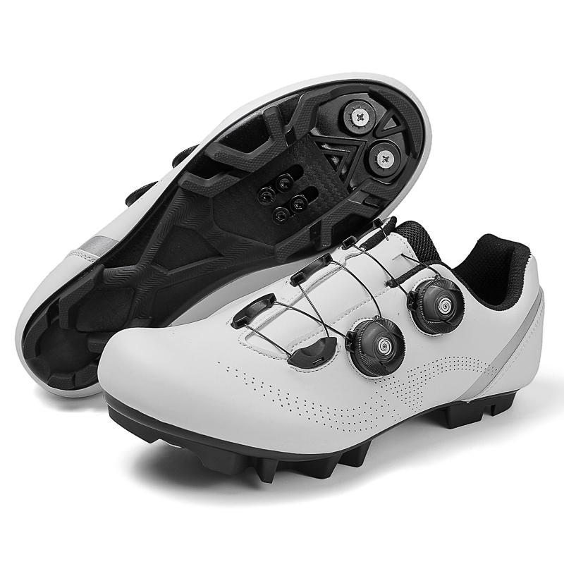 New Men's And Women's Sports Speed Cycling Sneakers Flat SPD Road Racing Bike Shoes Mountain Cycling Footwear