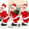 Electric Santa Claus Twerking Elderly Buttock Shaking Xmas Figurine Doll Dancing Christmas Music For Christmas Decor