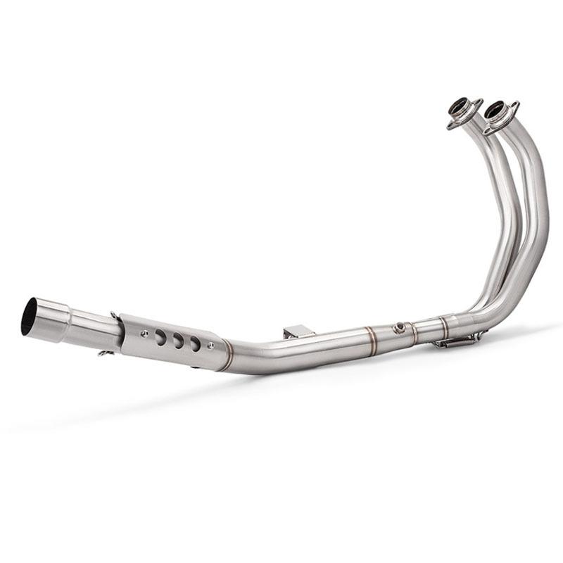 For Yamaha Tenere 700 2019-2025 Motorcycle Exhaust Header Pipe with Heat Shield Slip-On Mid Link Pipe Escape Moto