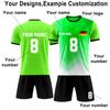 Personalised Shirts Kit Mens Girls With Name Number Custom Football Jerseys For Boys Training Suit