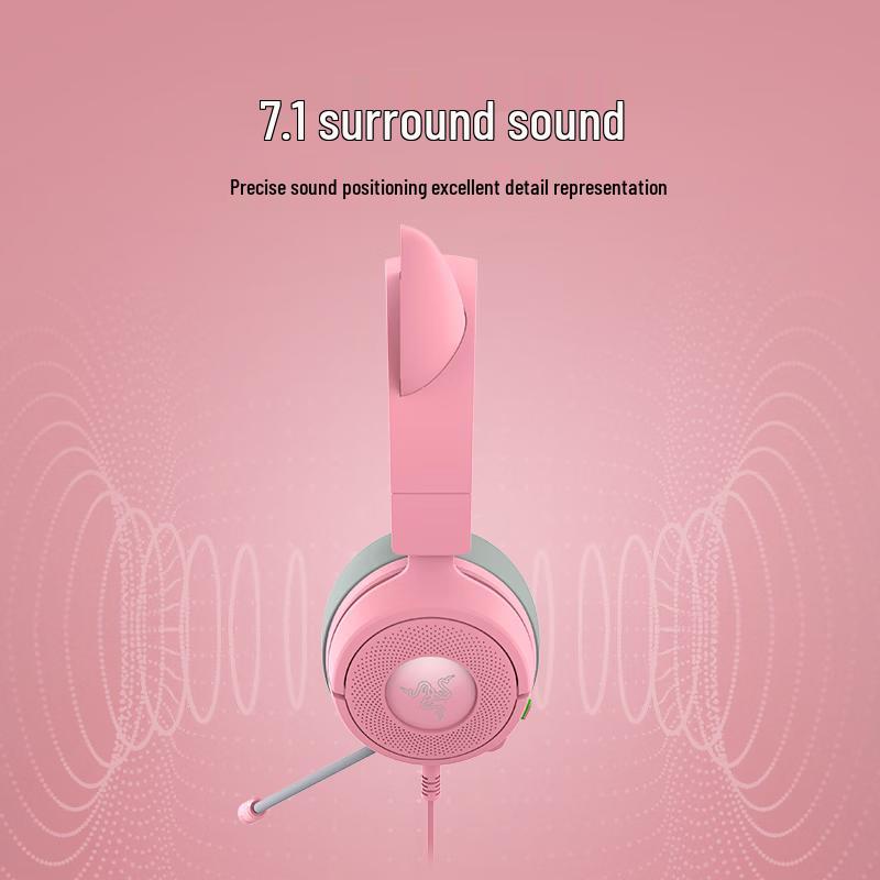 Razer Kraken Kitty Edition V3X Wired Gaming Headset