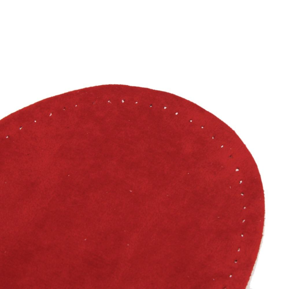 4 pièces Oval Daim Cuir de Vache Coude Genou Patch Velours Thermocollant Patches pour Réparation Pull Vêtement Sac Jean Vêtement Accessoires de Couture