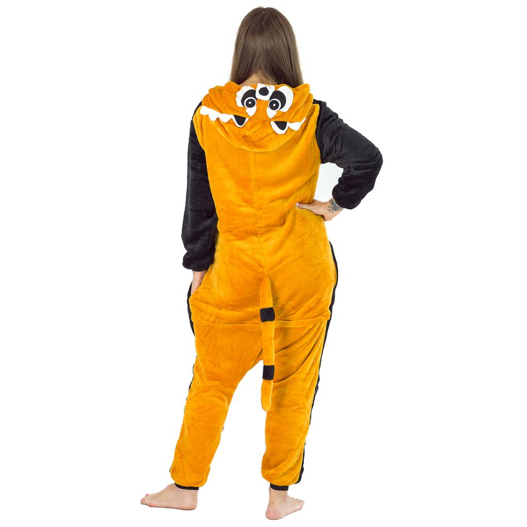 Warm women's pajamas raccoon gift kigurumi onesie comfortable outfit XL Onesie raccoon costume - M