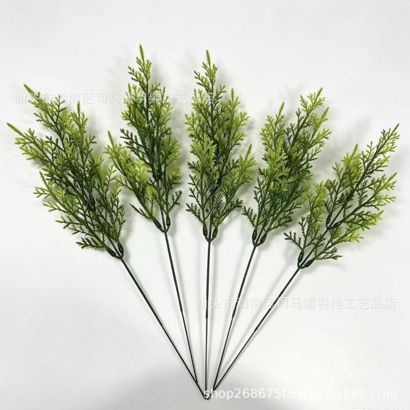Artificial Pine Spruce Branch Decor Christmas Home Office Table Decoration Nordic Ins Style Plastic Floral Accent
