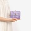 ANNA SUI Rose Heart Clasp Bifold Wallet [New Color] Women's Wallet with Bill Compartment and Card Slots, Large Capacity, Clasp Closure, 317985, Purple