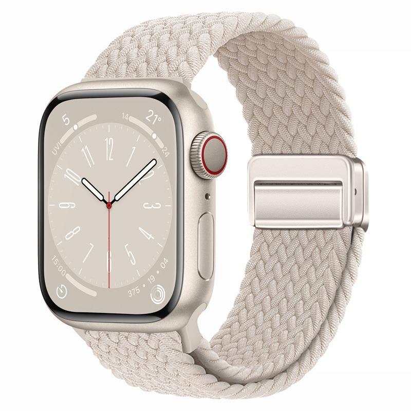 Geflochtenes Magnetarmband aus Nylon für Apple Watch S11