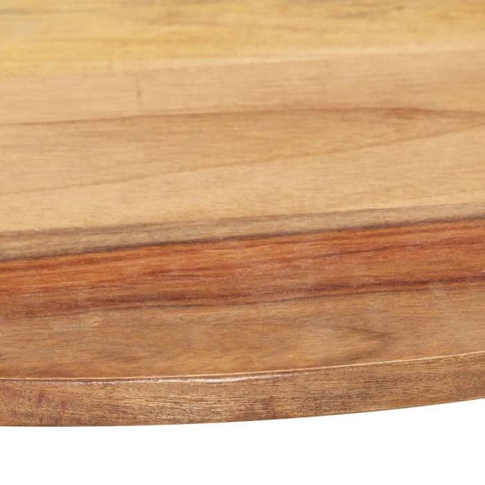 Dessus de table Bois solide Rond 25-27 mm 60 cm
