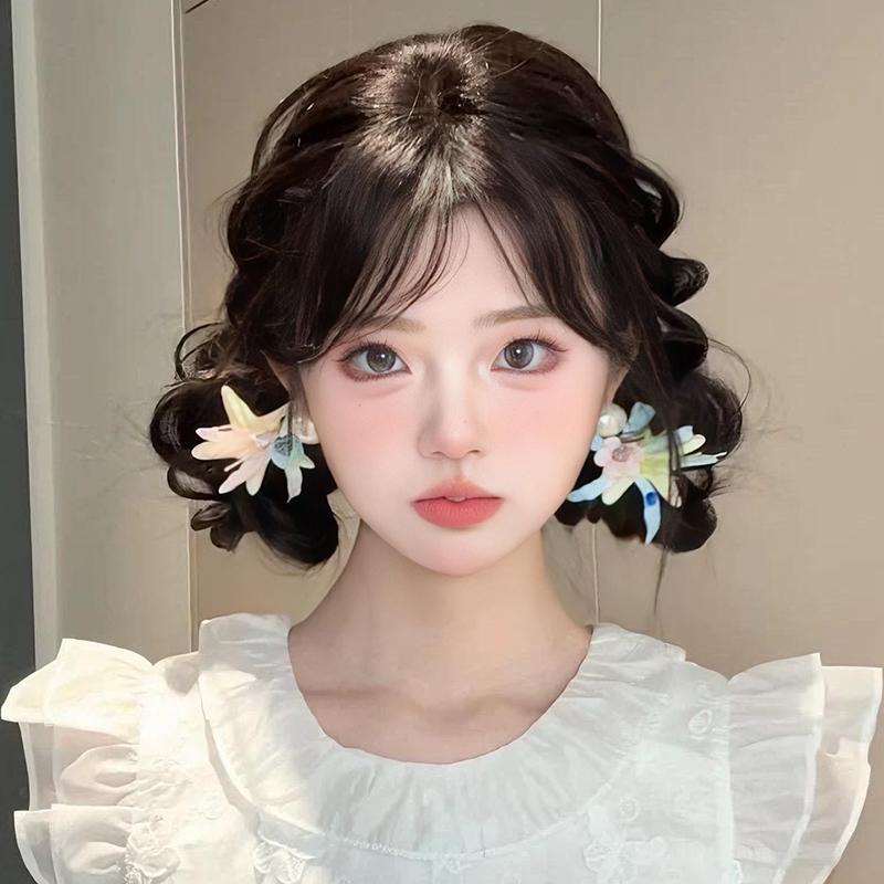 Y2K Blue Starfish Hairpin Summer Beach Vacation Hair Clip  Sweet Bangs Clip Girls Women Hair Accessories