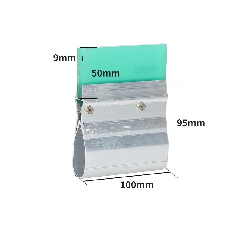 

10-50 см алюминиевый ракель для трафаретной печати твердость 75 скребок для чернил для шелкографии ручка доска шпатели части инструмента