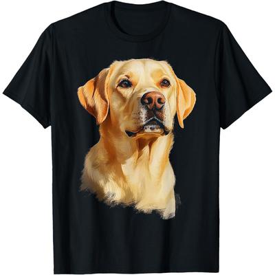 Labrador Retriever Dog Motif Pet Labrador Retriever T-Shirt(1)