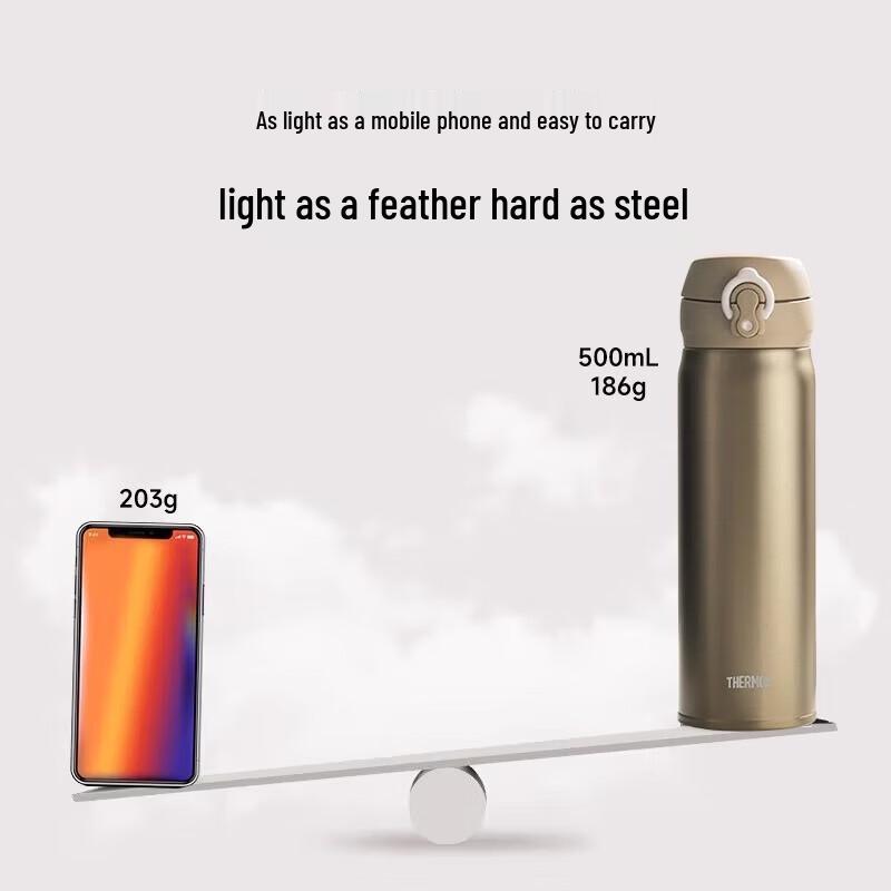 Thermos Titanium 500ml Flip-Top Insulated Bottle