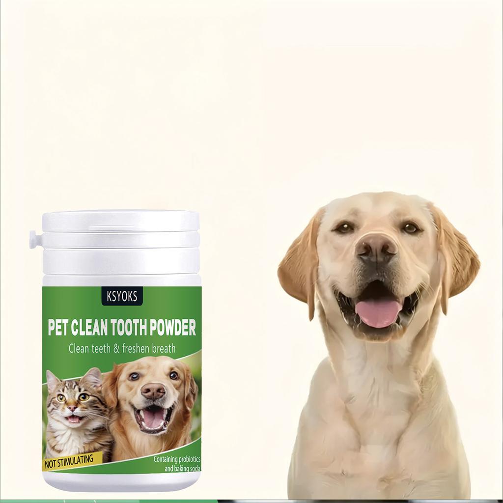 Pet Tooth Powder Can Improve Tooth Cleanliness and Provide Delicate Cleaning