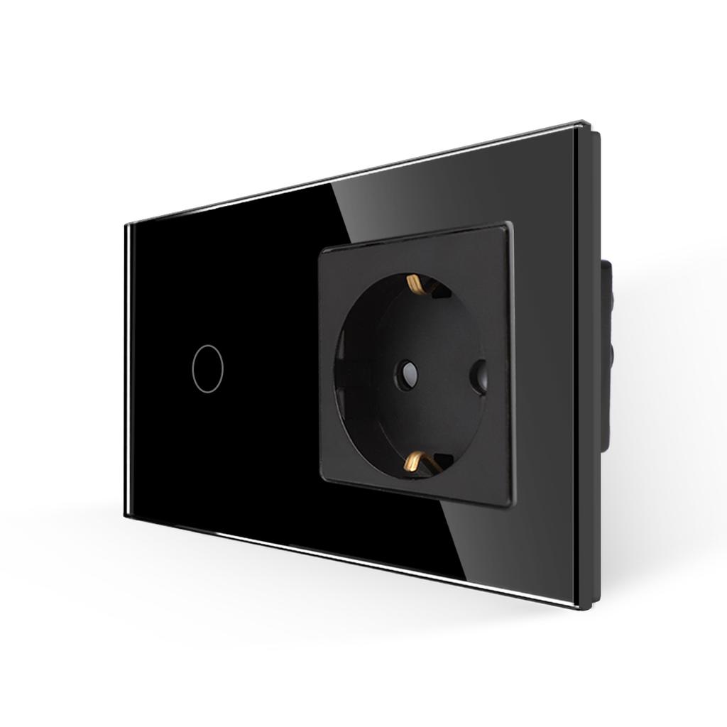 Bingoelec Wifi Tuya Control Smart Home Appliances 1 2 3 Gang Light Wall Electrical Sockets and Switches