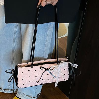 A High-end Bow Underarm Bag, A Fashionable Handbag, and A Stylish Single-shoulder Bag for Women