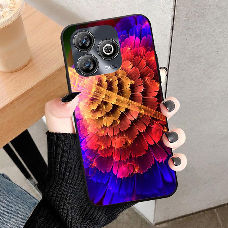 Für ZTE BLADE A75 4G Hülle Coque Luxus Stoßfest Weiches TPU Silikon Handyhülle Für ZTE BLADEA75 Fundas Capa Modehülle
