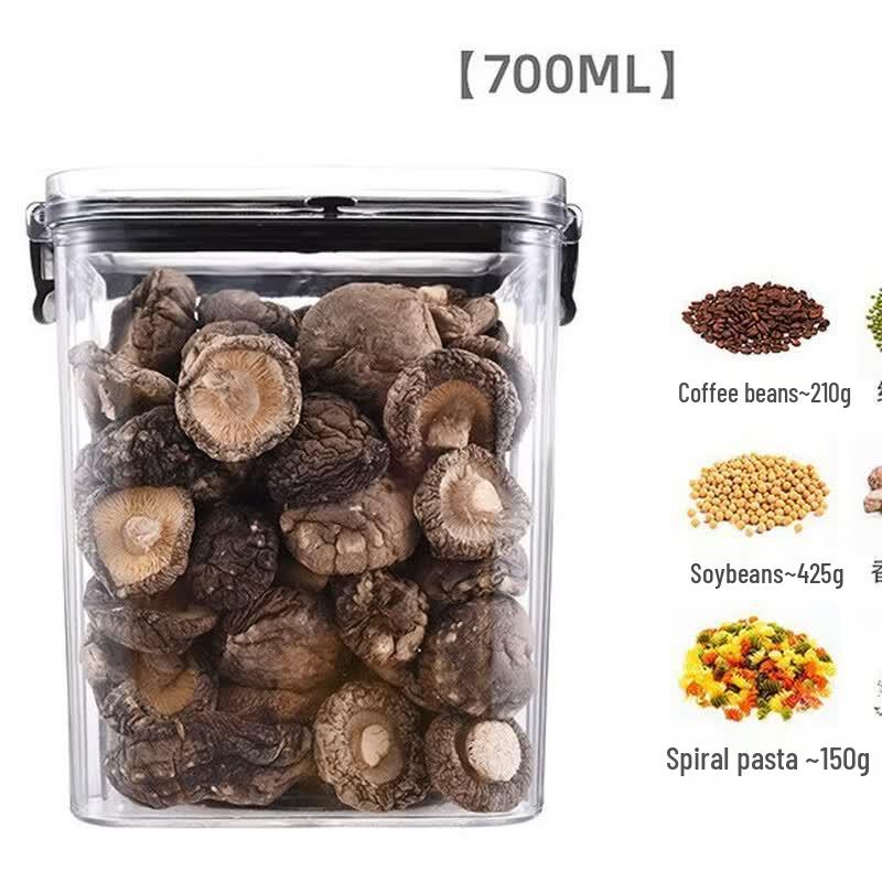 ZISIZ Transparent Sealed Food Storage Canisters