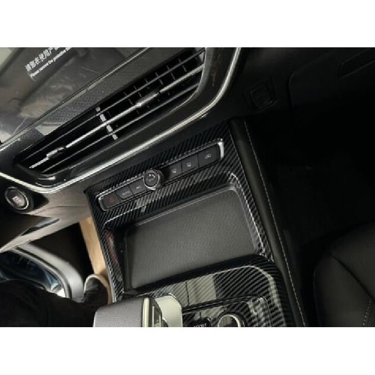 Carbon Fiber Air Conditioning Switch Cover Trim For Isuzu D-Max Dmax 2023 2024