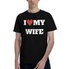 I Love Hot Dads Unisex Unisexs T Shirt Casual Tee Shirt Short Sleeve Crewneck Tshirts Cotton Printing Tops