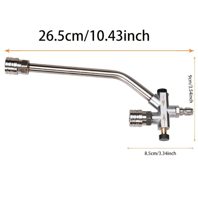 

Dual-Connector Double Tip Attachment - 1/4 Quick Connect Foam Cannon Pressure Washer Part