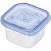 Asahi Kasei Home Products AsahiKASEI Ziploc Storage Containers, Square, 130ml, 4-Pack