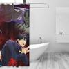 Megumi Besto Friendo Jujutsu Kaisen Sukuna Anime Shower Curtain Bathroom Polyester Waterproof Bath Curtains With Hooks