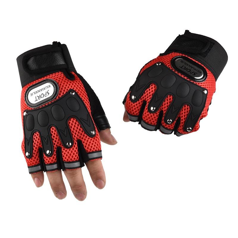 Cycling Gloves Half Finger Men Spring Summer Autumn Breathable Outdoor Sports Bicycle Motorcycle Fitness Student Gloves